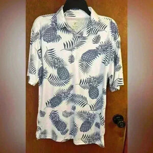 Diamond Head Wear Mens Hawaiian Polyester Polo Shirt